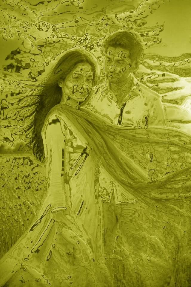 A photo with an unwanted filter — ready to be restored to its natural look
